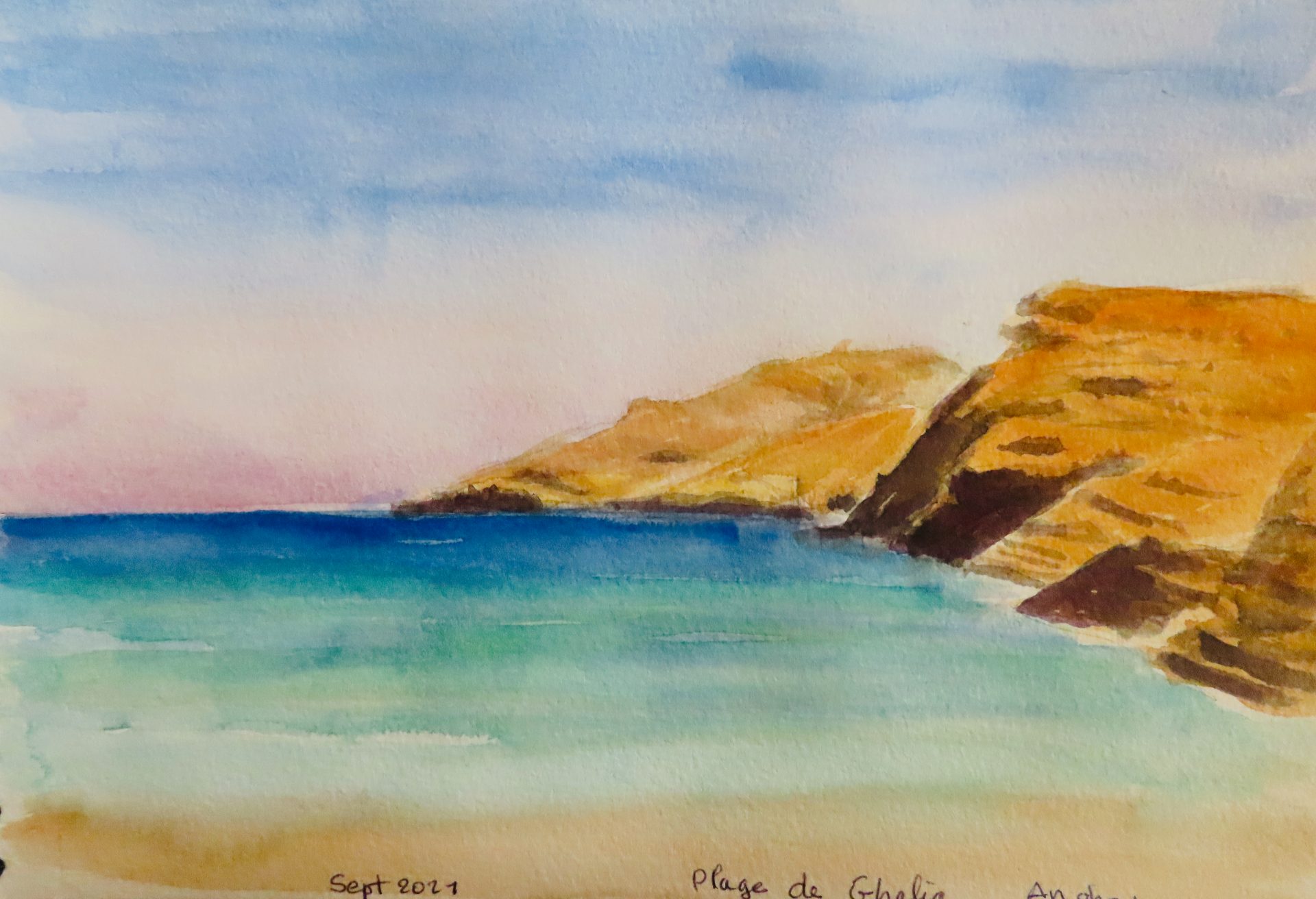 Andros, plage de Ghalia