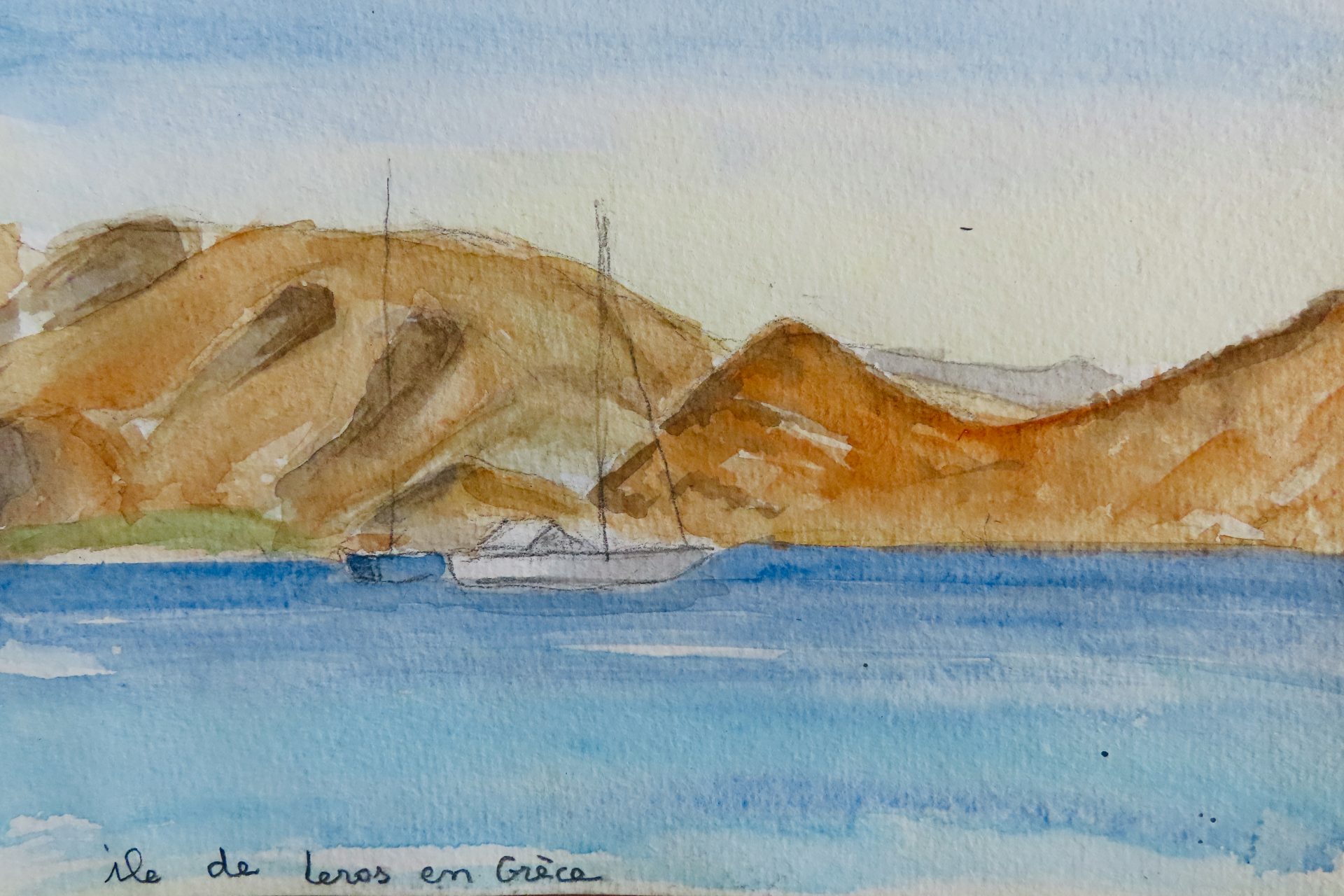 Leros baie Xerokambos