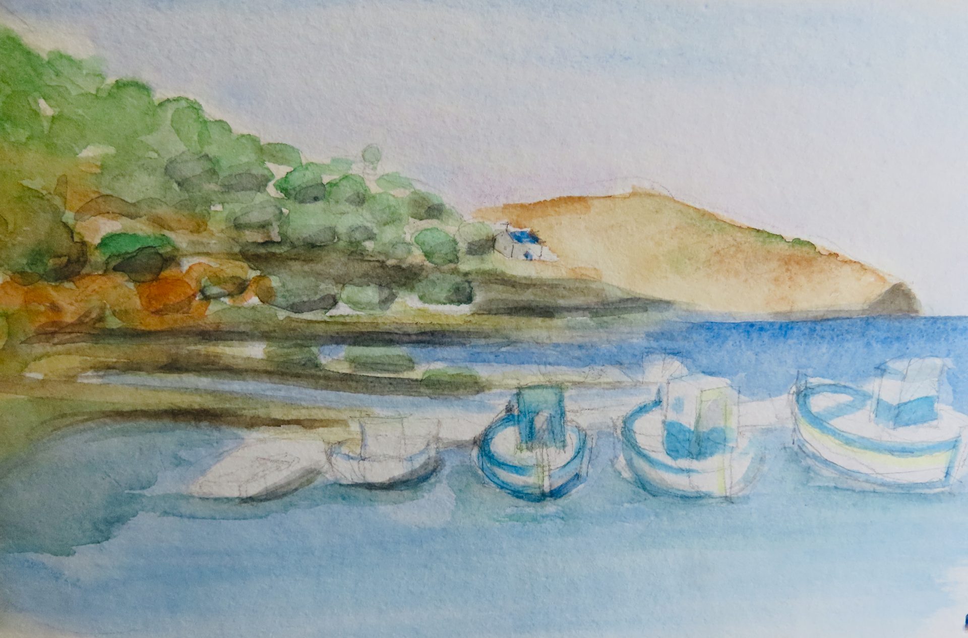 Leros, baie Plefoutis
