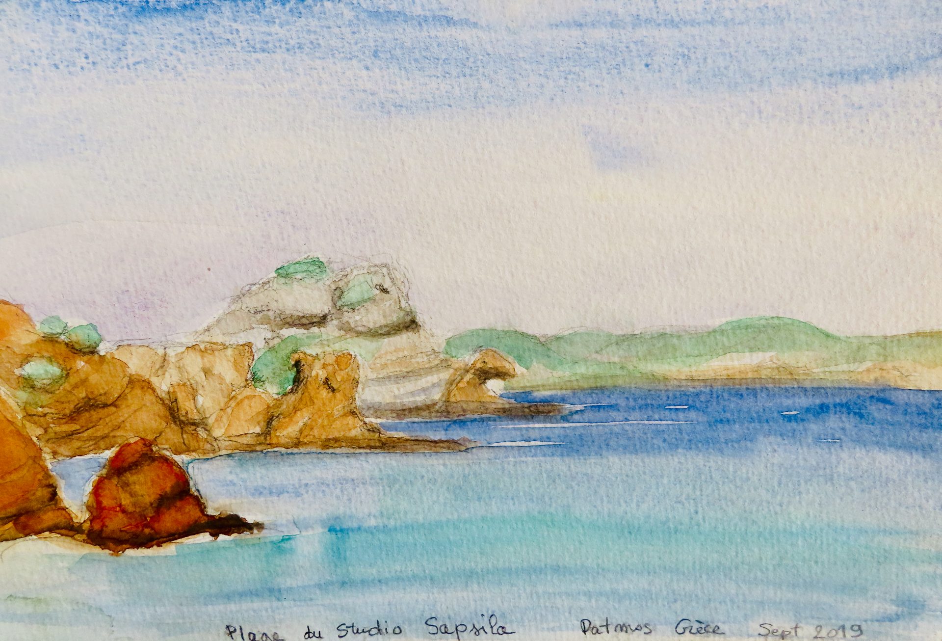 Patmos, plage Sapsila